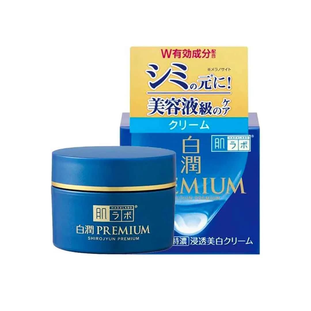 Rohto Mentholatum Hada Labo Shirojyun Premium Deep Whitening Cream -50g