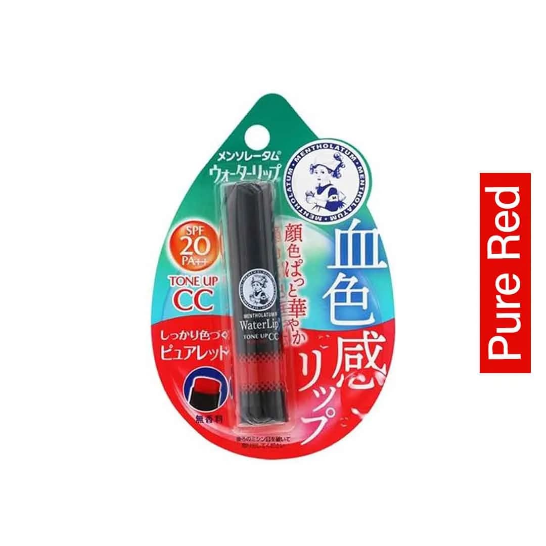 Rohto Mentholatum Water Lip Tone Up CC SPF 20 PA++ 4.5g (Pure Red )