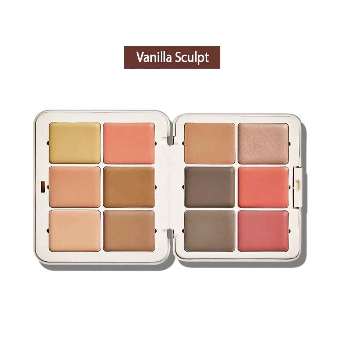 Sheglam All About That Face Multifunctional Face Palette-Vanilla Sculpt