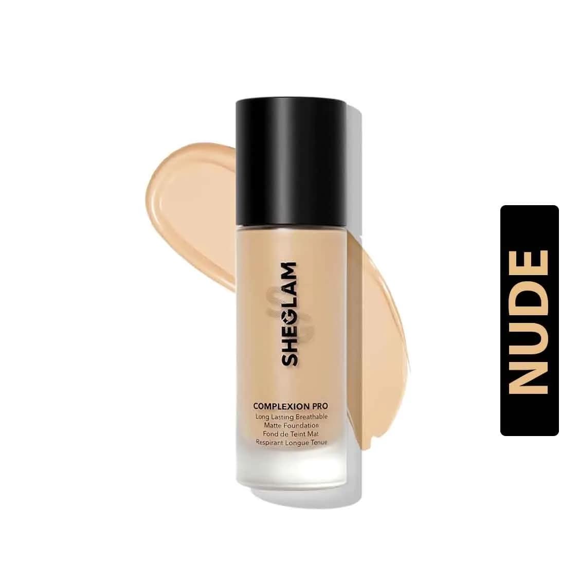 Sheglam Complexion Pro Long Lasting Breathable Matte Foundation -Nude 30m
