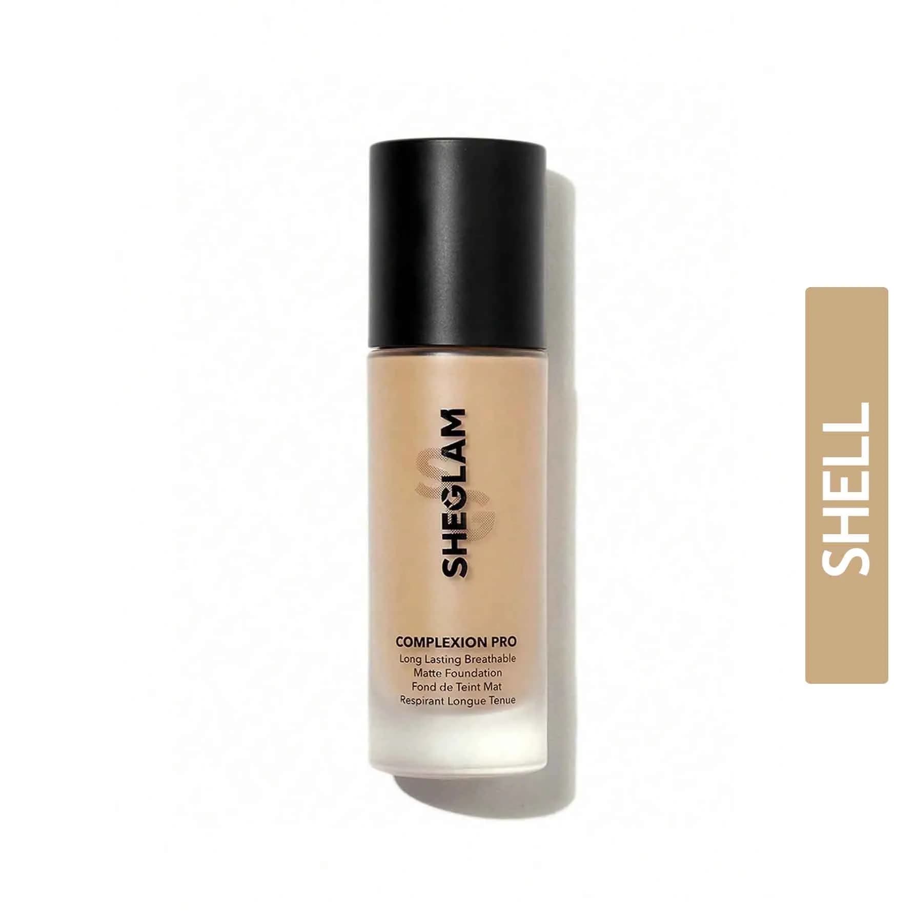 Sheglam Complexion Pro Long Lasting Breathable Matte Foundation – shell (30ml)