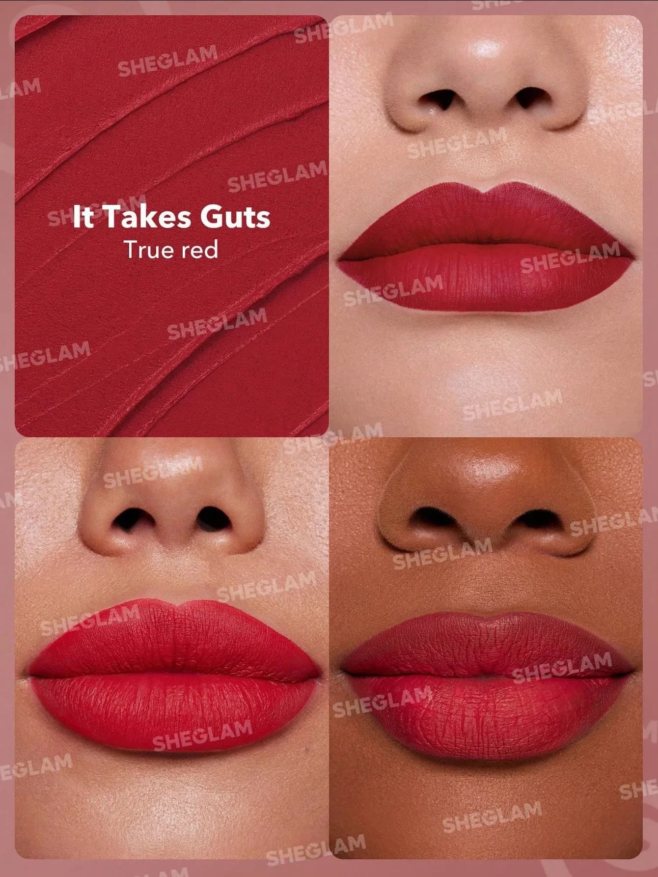 Sheglam Dynamatte Boom Long-lasting Matte Lipstick – It Takes Guts (2.7g)