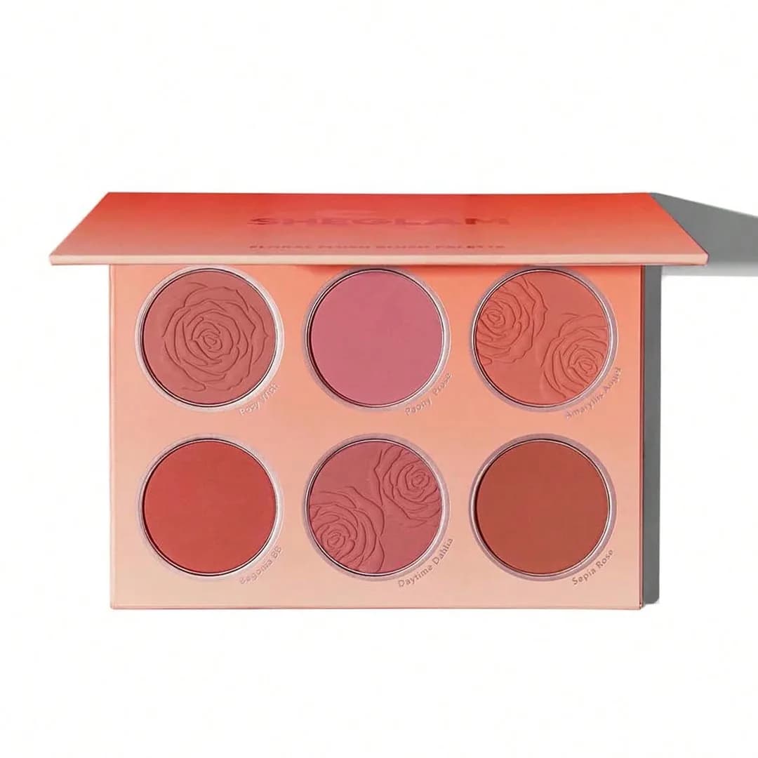 Sheglam Floral Flush Blush Palette – Cottage Core Garden (18g)
