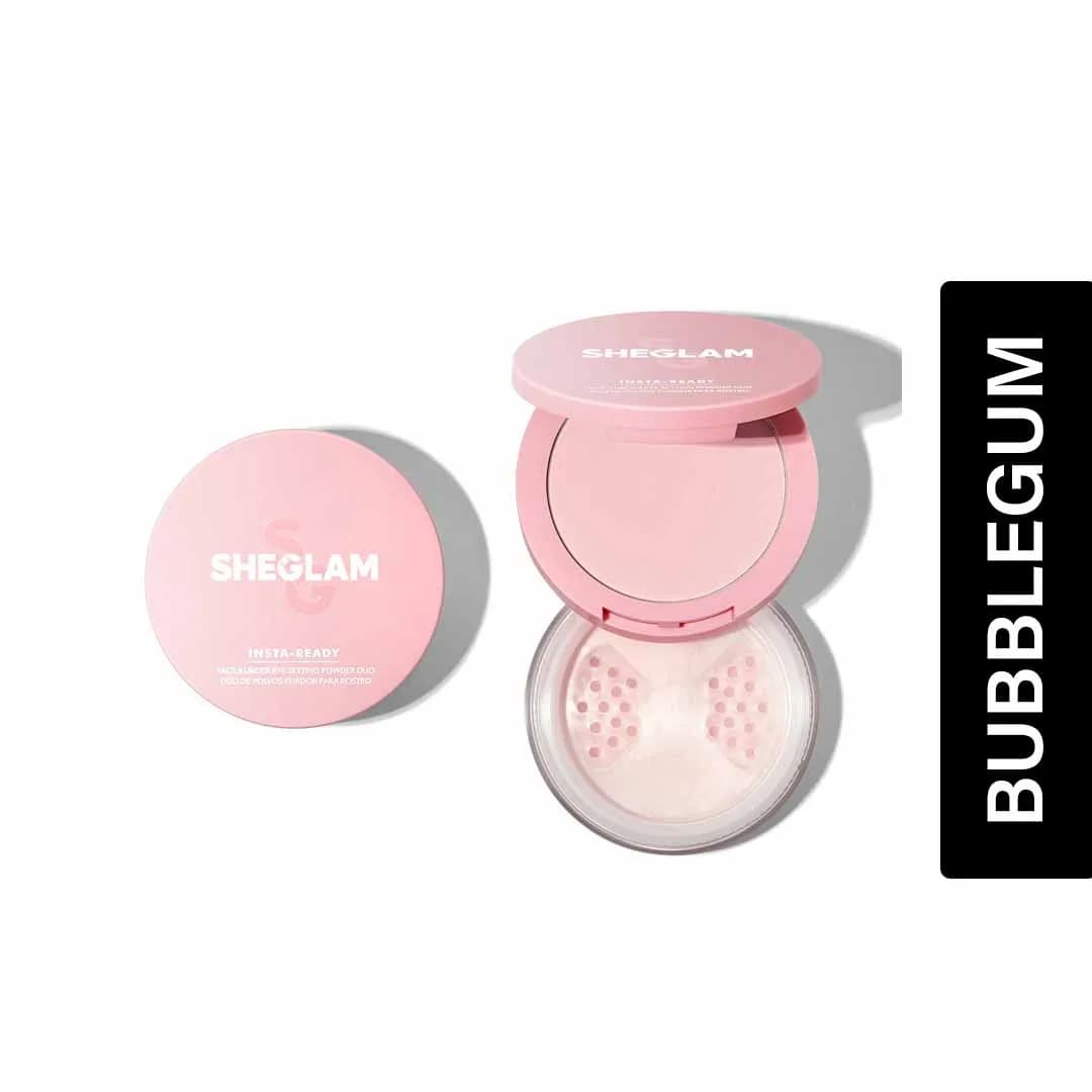 Sheglam Insta-Ready Face & Under Eye Setting Powder Duo – Bubblegum