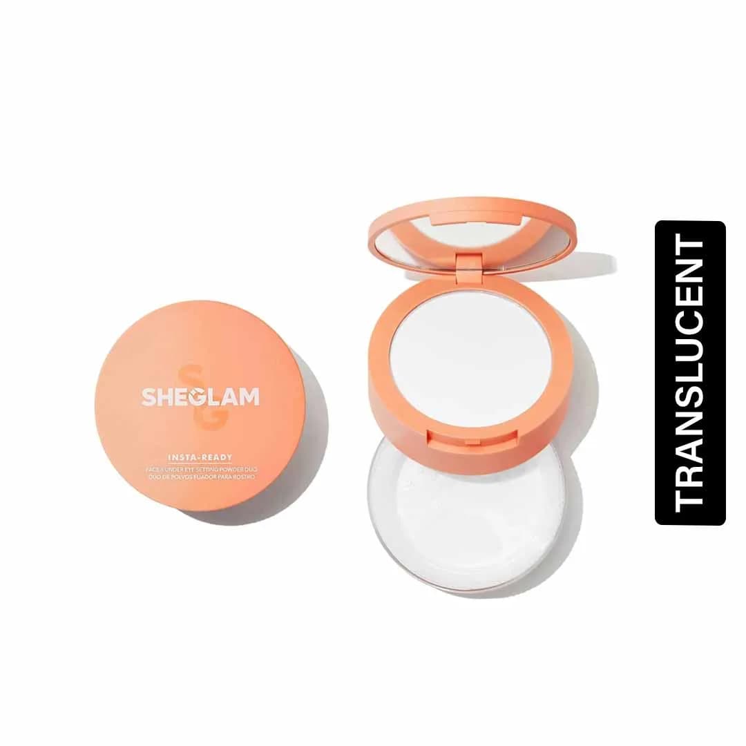 Sheglam Insta-Ready Face & Under Eye Setting Powder Duo – Translucent