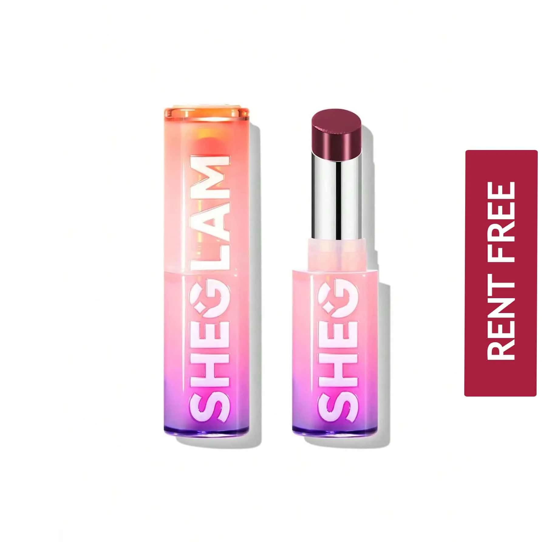 Sheglam Mirror Kiss High-Shine Lipstick – Rent Free (2.9g)