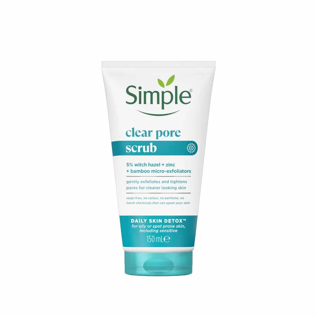 Simple Daily Skin Detox Clear Pore Scrub (150ml)