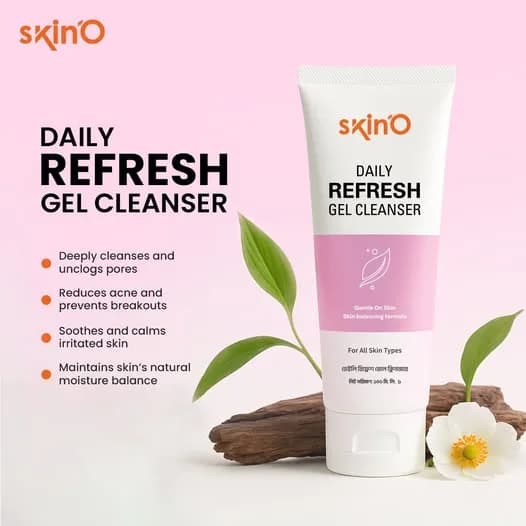SkinO Gel Cleanser Daily Refresh For All Skin Types 100ml