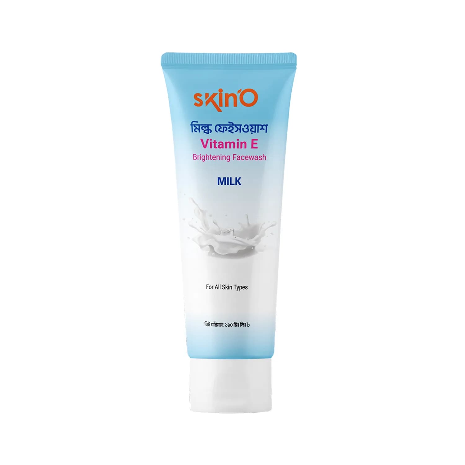 skinO Vitamin E Brigthening Facewash (Milk) 110ML