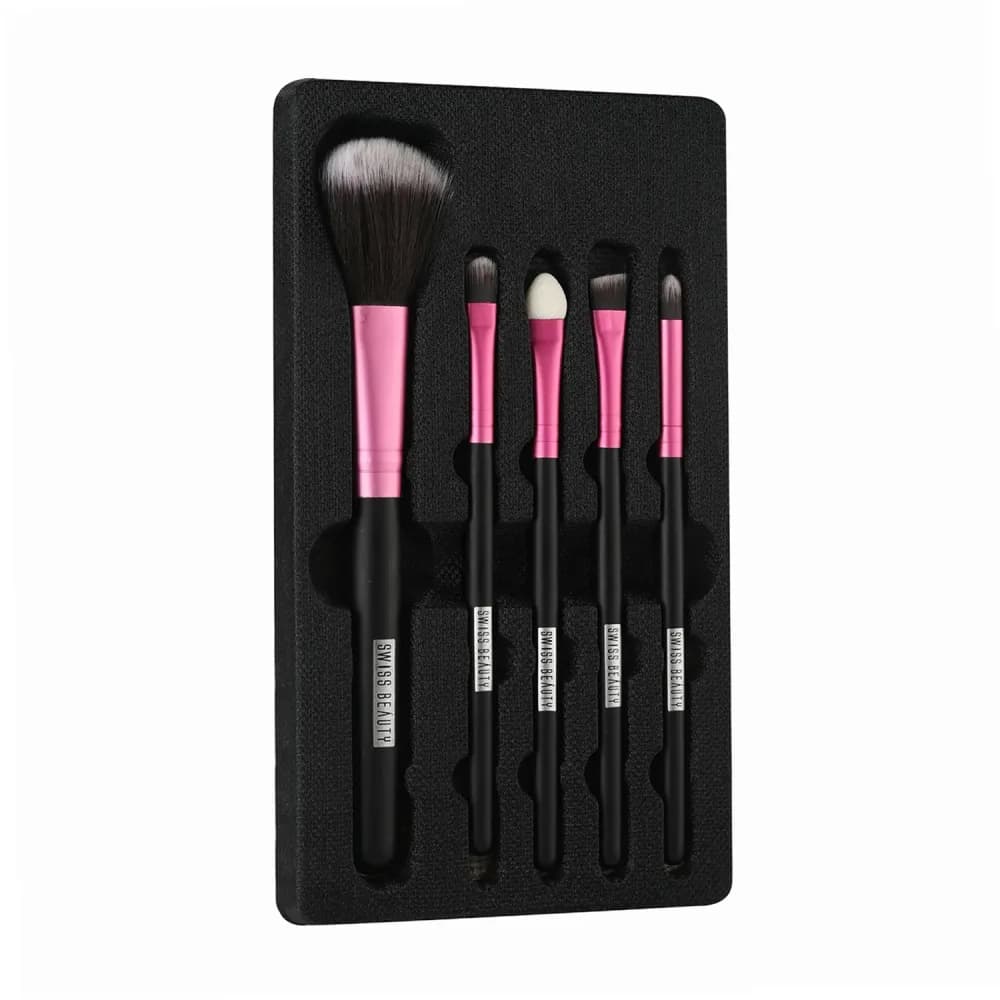 Swiss Beauty 5 in 1 Makeup Brush Set 5 Sticks Brush
