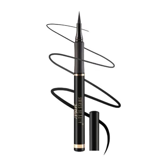 Swiss Beauty Bold Felt Tip Eyeliner Jet Black 1.2ml