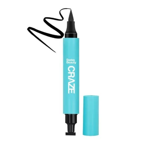 Swiss Beauty Craze Eyeliner and Stamp Duo 2.8ml