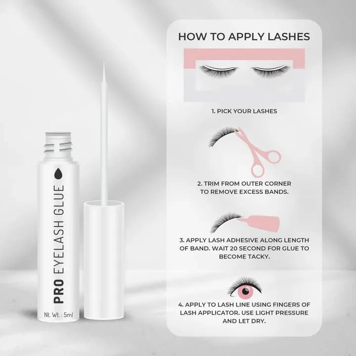 Swiss Beauty Eyelash Glue - White