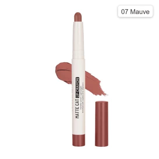 Swiss Beauty Matte Cat Lip Crayon 07 Fig-Mauve