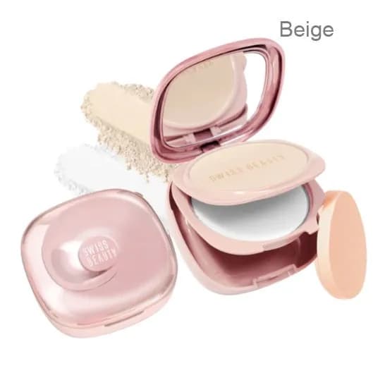 Swiss Beauty Matte & Set Duo Compact Powder 02 Beige