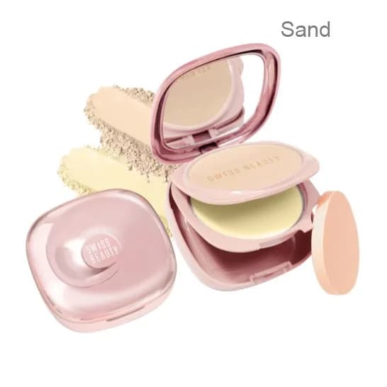Swiss Beauty Matte & Set Duo Compact Powder 03 SAND
