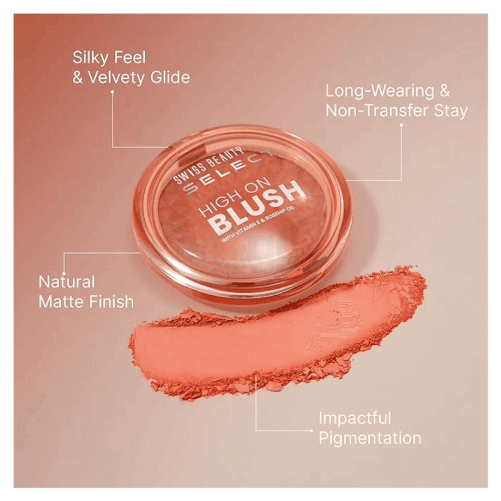 Swiss Beauty Select High On Blush – Pretty Peach