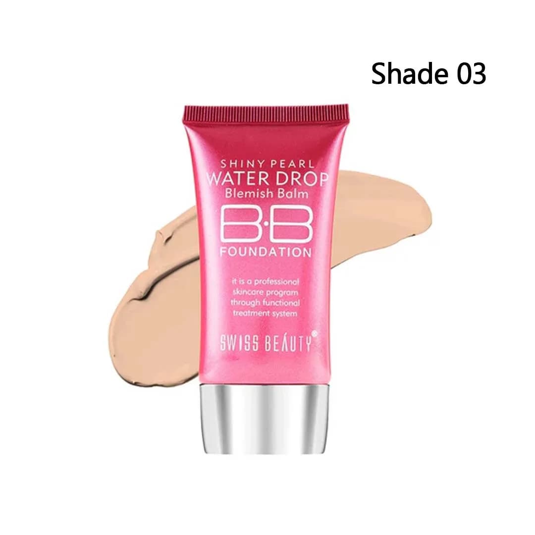 Swiss Beauty Shiny Pearl BB Foundation – 40ml (03)