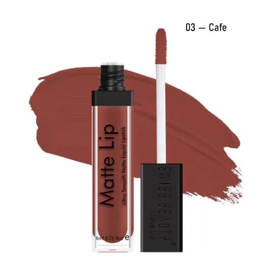 Swiss Beauty Ultra Smooth Matte Liquid Lipstick – 6ml (03-CAFE)