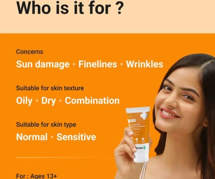 The Derma Co 1% Hyaluronic Sunscreen Aqua Gel with SPF 50 & PA++++ 80g