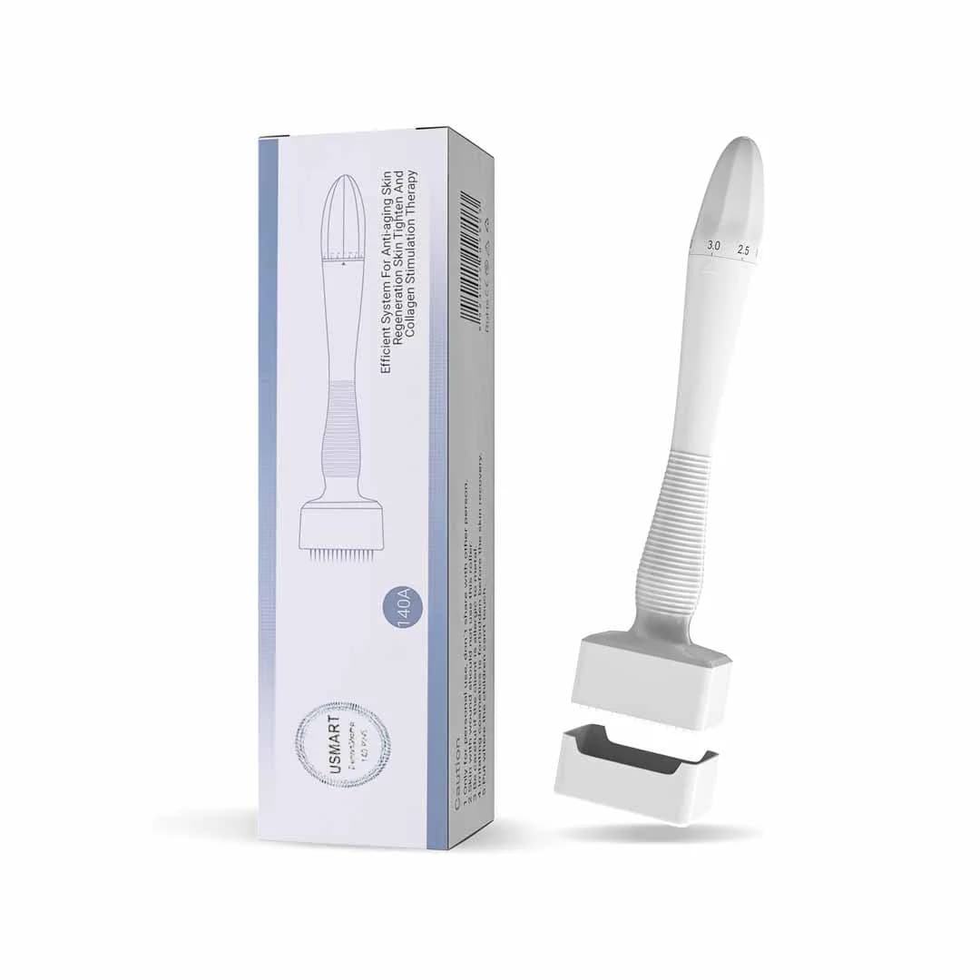 USMART Pure Titanium Adjustable Derma Stamp 0.5mm–3mm for Face & Scars