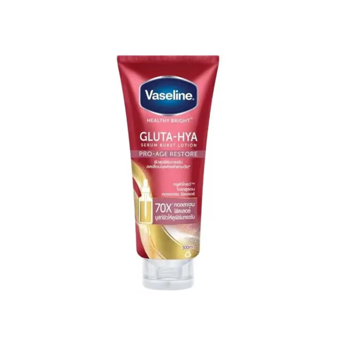 vaseline gluta hya pro age restore healthy serum burst lift body lotion 300ml