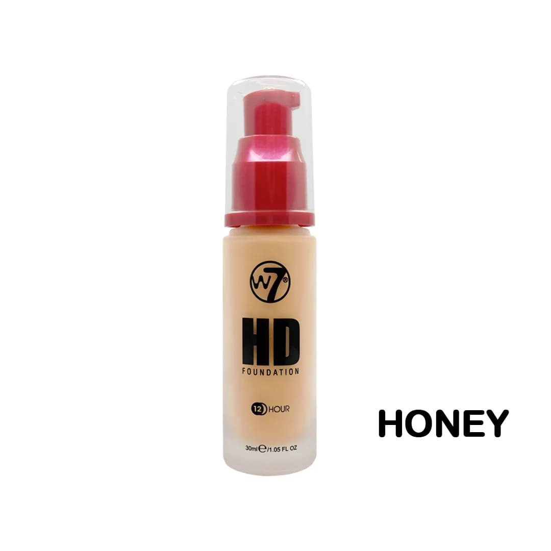 W7 12 Hour Hd Foundation Honey 30ml