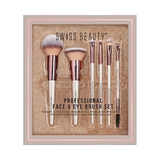 Wedding Sale Swiss Beauty Professional Face & Eye Brush Set Makeup Kit