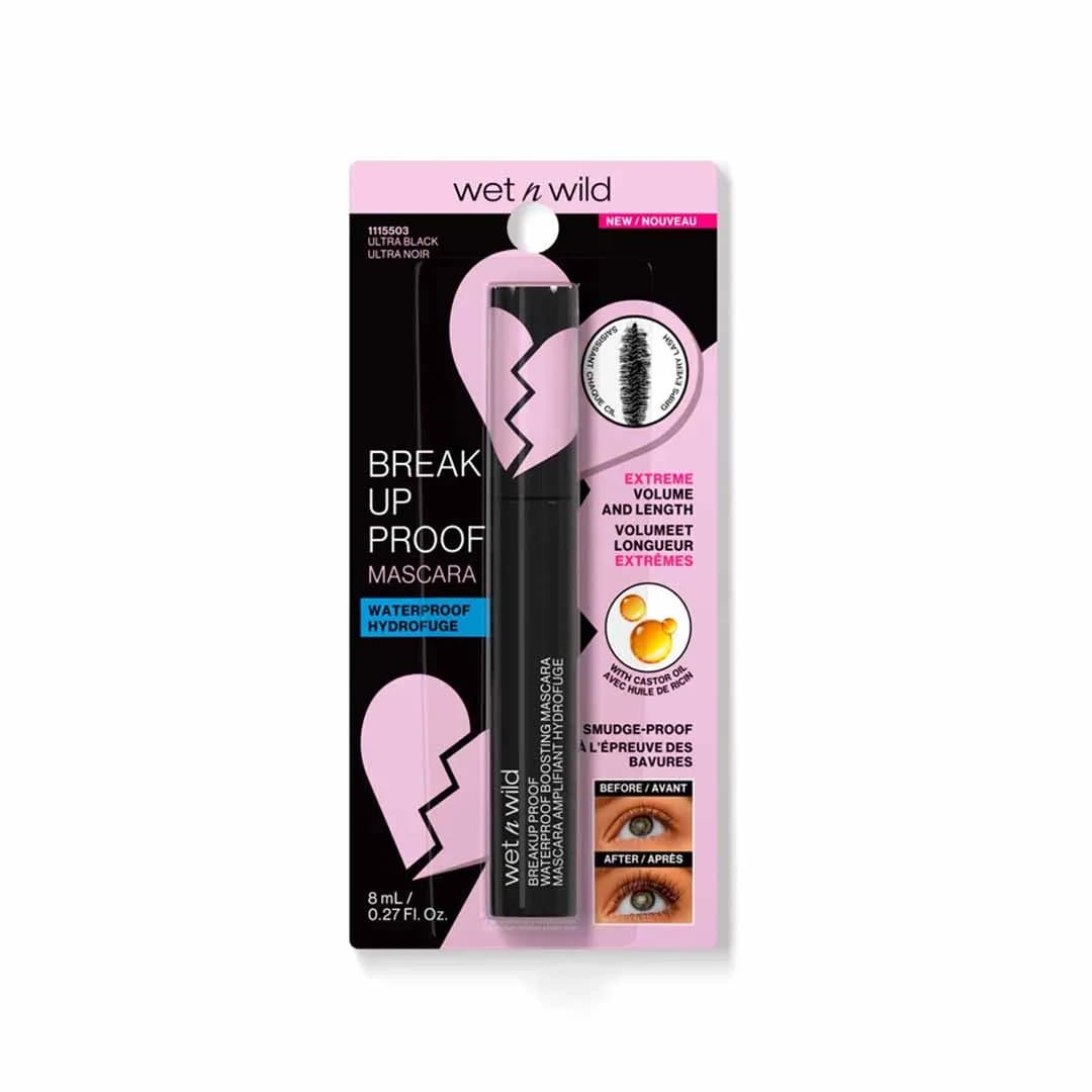 Wet n Wild Break Up Proof Waterproof Boosting Mascara Ultra Black