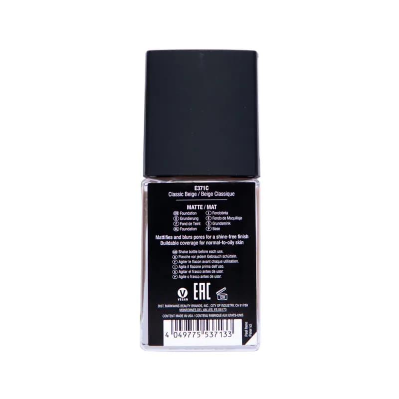 Wet n Wild Photo Focus Matte Foundation - Classic Beige 30ml