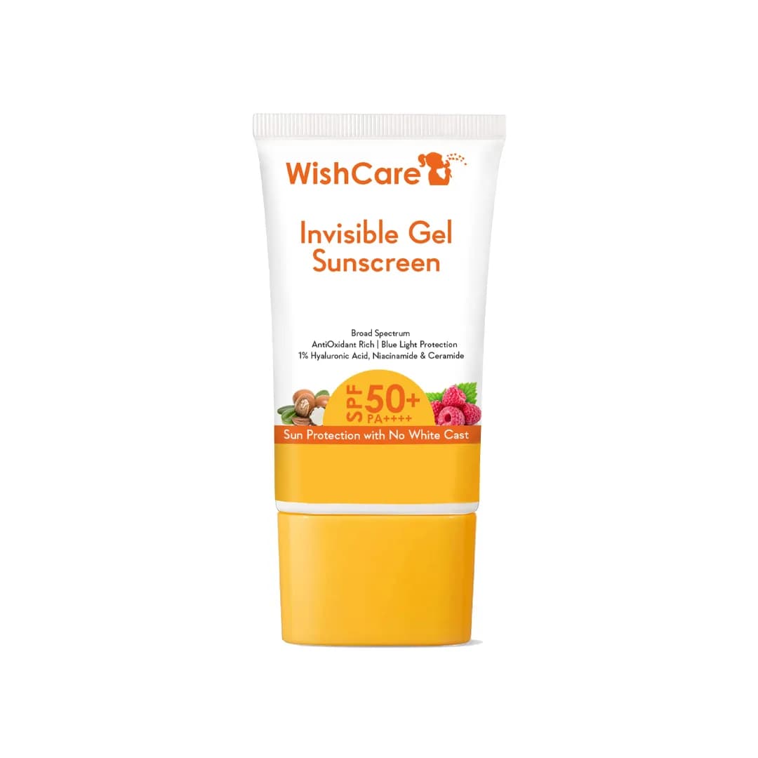 Wishcare Invisible Gel SPF50 Sunscreen For Face – Broad Spectrum Protection – PA++++-50ml
