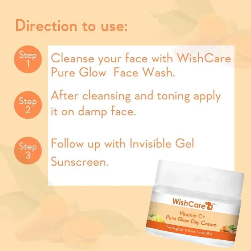 WishCare Vitamin C+ Pure Glow Day Cream 50g