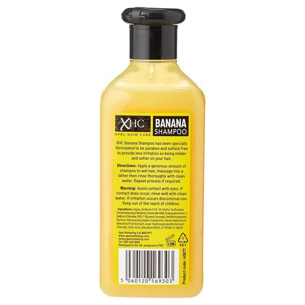 Xpel Hair Care Banana Shampoo 400ml