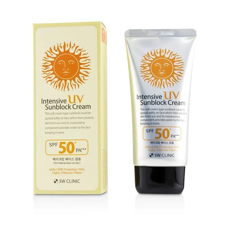 3W Clinic Intensive UV Sunblock Cream SPF 50+PA+++ 70ml