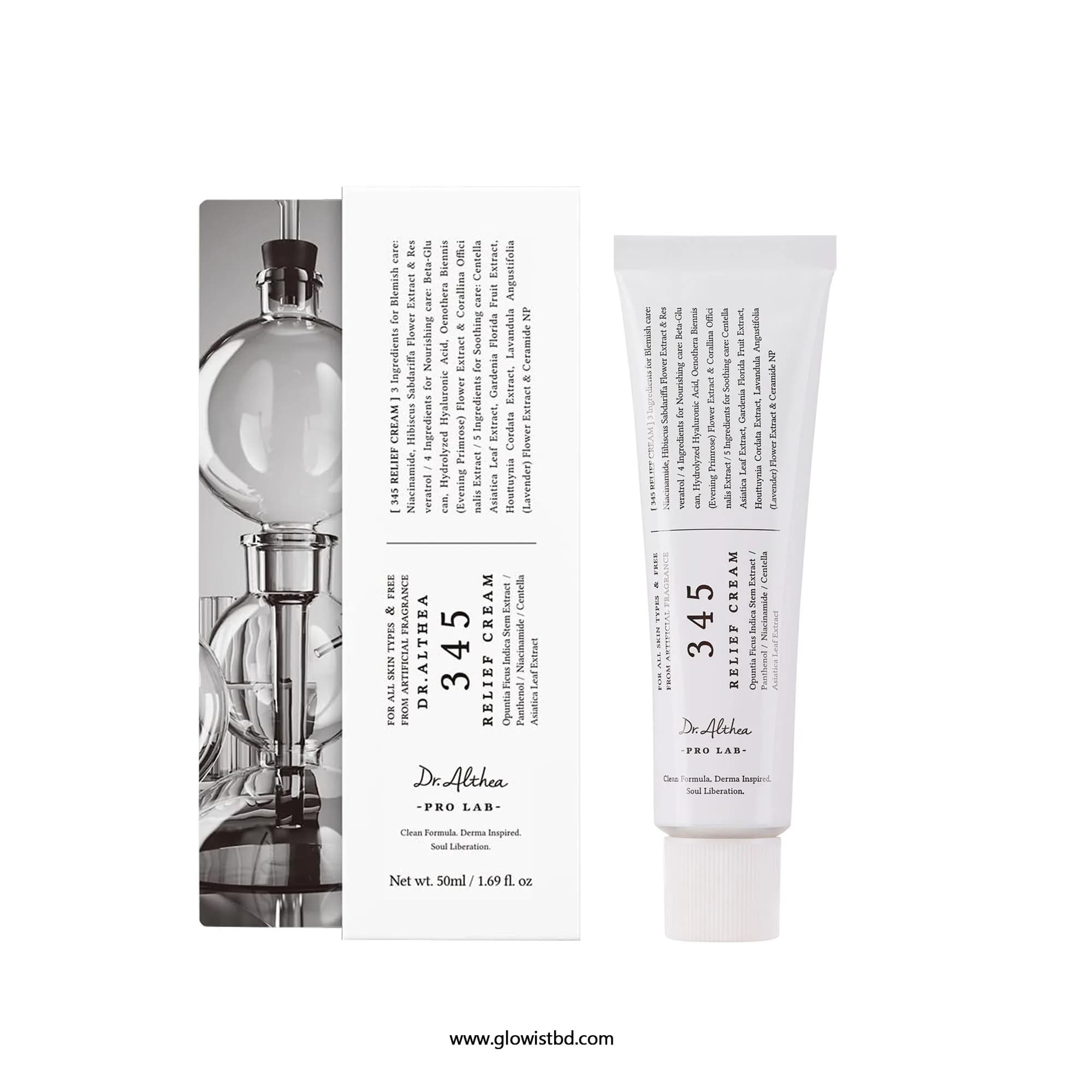Anua 10% Niacinamide 10%+ 4% Tranexamic Acid Serum 30ml and Dr Althea 345 Relief Cream 50ml