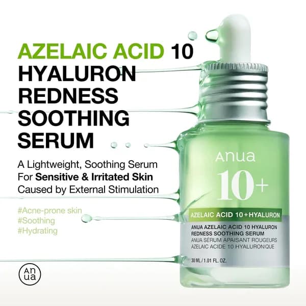 Anua Azelaic Acid 10 Hyaluron Redness Soothing Serum Mini (10ml)