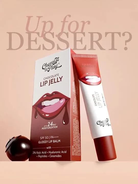 Chemist At Play Ceramides + 2% Kojic Acid Tinted Lip Balm (Chocolate) | SPF 50, PA++++ 10g