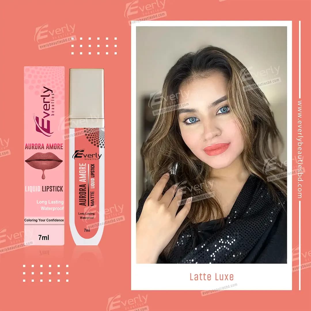 Everly Beauties Aurora Amore Matte Liquid Lipstick (Latte Luxe)