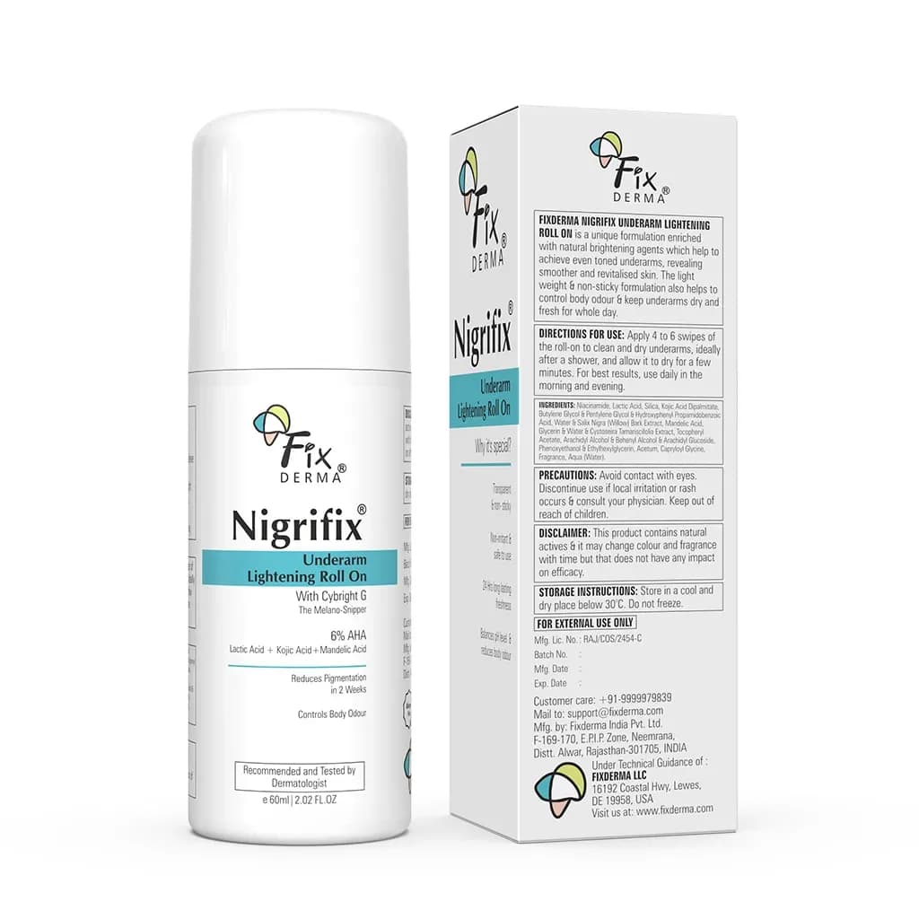 Fixderma Nigrifix Underarm Lightening Roll On – 60ML