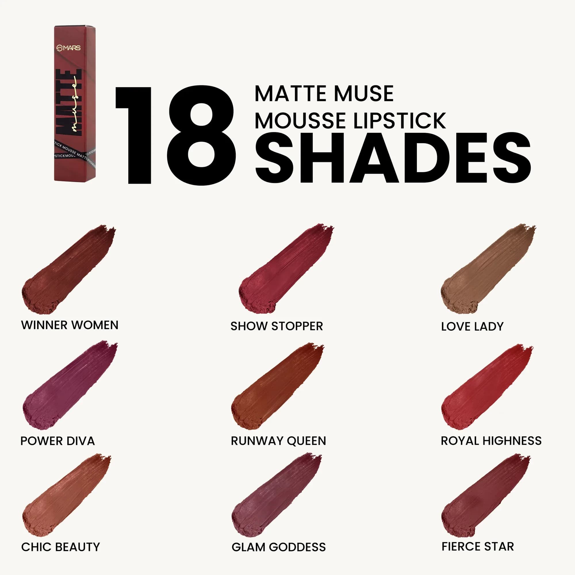 MARS Won’t Smudge Won’t Budge Crayon Lipstick - 06 I wont give up