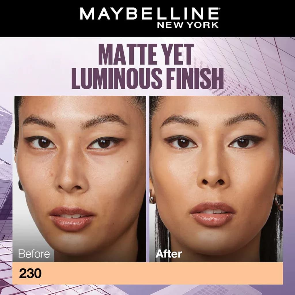 Maybelline Superstay Up To 30H Lumi Matte SPF 16 Foundation 30ml #230 (India Version)
