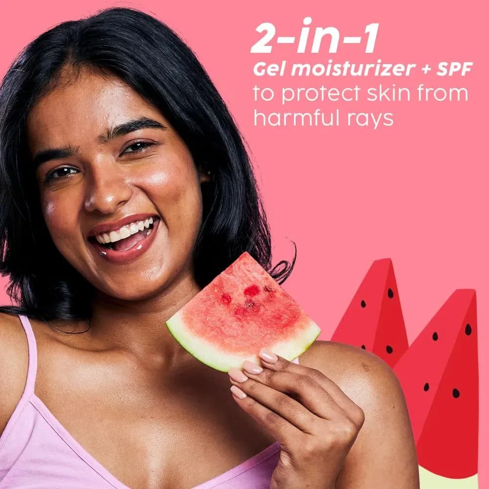 Plix Watermelon Dual Sunscreen 2 in 1 Formula Gel + Sunscreen 50gm