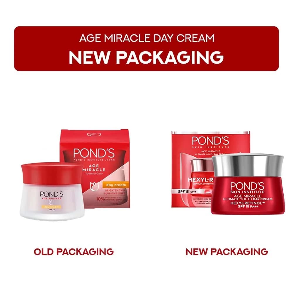 Pond's Age Miracle Ultimate Youth Day Cream with Hexyl Retinol 45g