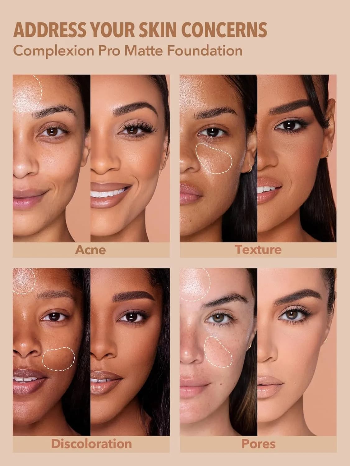 SHEGLAM Complexion Pro Long Lasting Breathable Matte Foundation-Golden 30ml