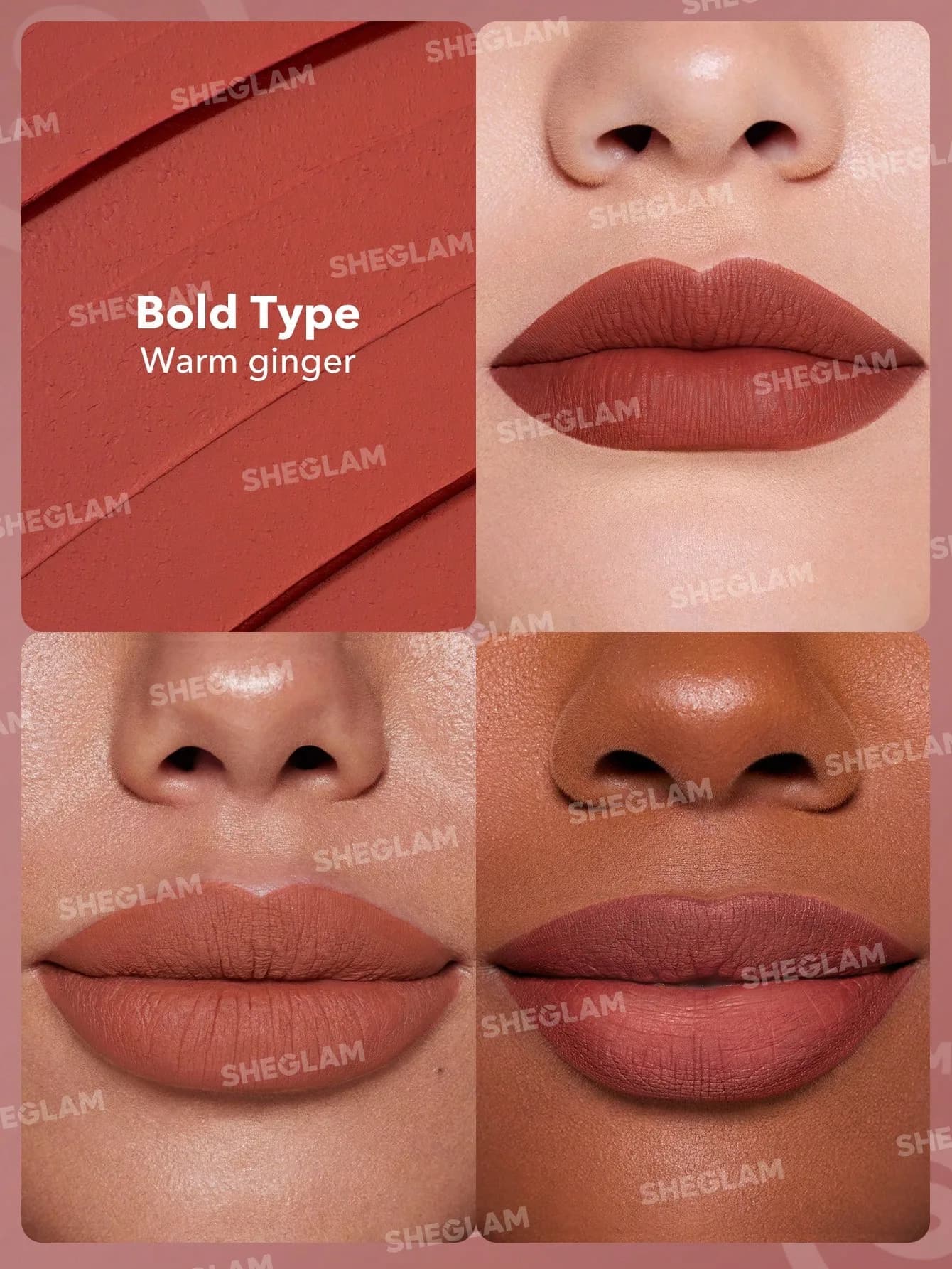 Sheglam Dynamatte Boom Long-lasting Matte Lipstick – Bold Type (2.7g)