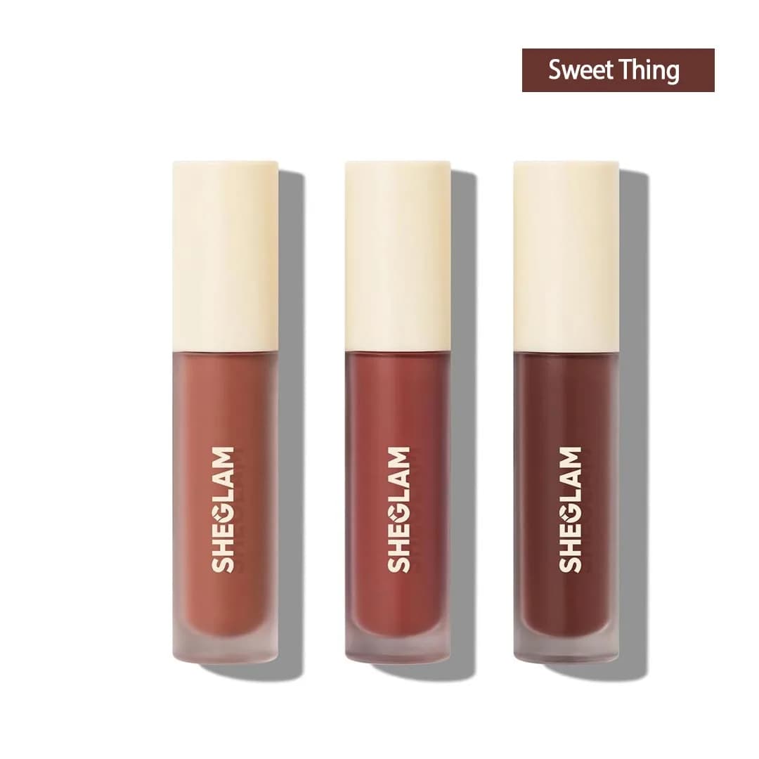 SHEGLAM Set Of 3 Mini Matte Allure Liquid Lipstick Sweet Thing