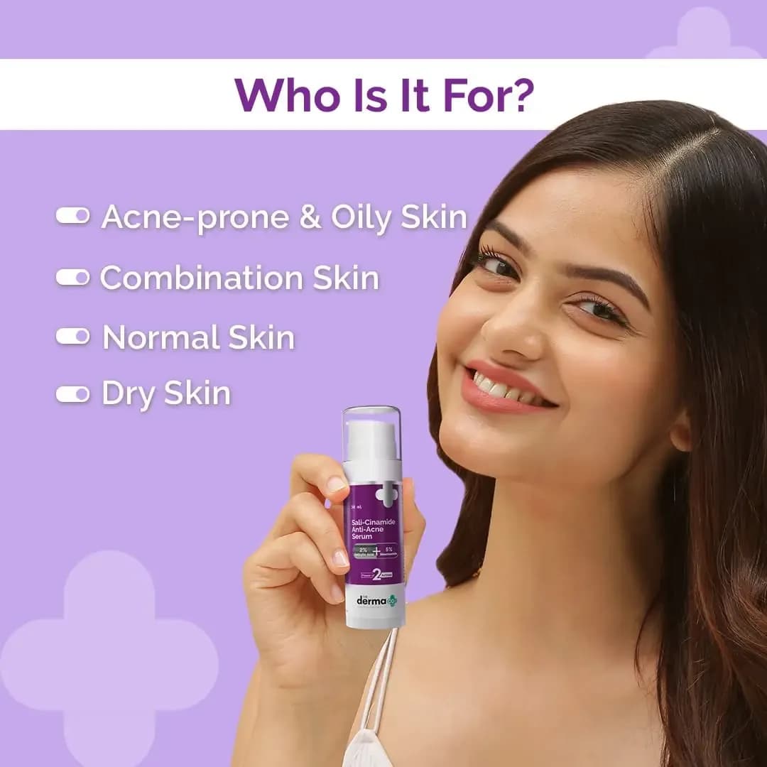 The Derma Co Sali-Cinamide Anti-Acne Serum 30ml