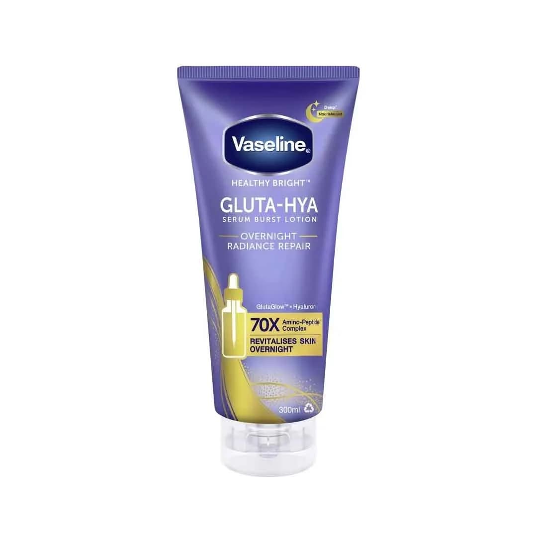 VASELINE Gluta-Hya Serum Burst Lotion Overnight Radiance Repair 300ml
