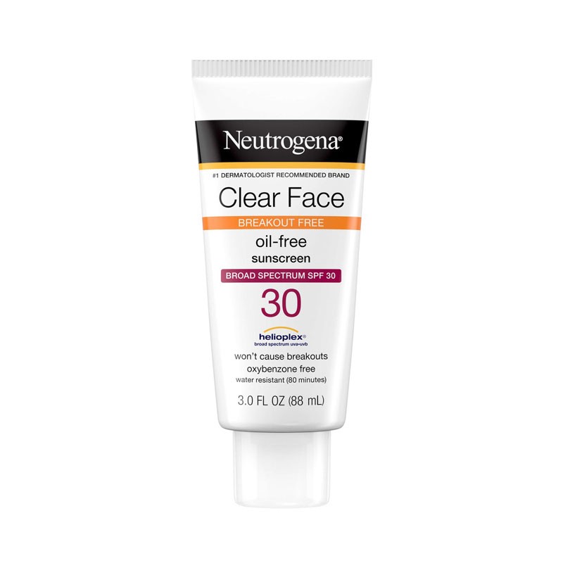 Neutrogena Clear Face Oil-Free Broad Spectrum SPF30 Sunscreen 88ml