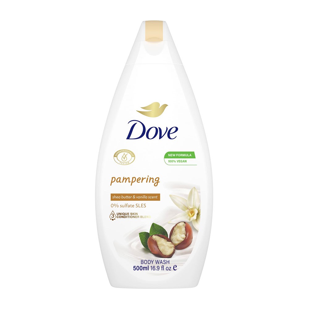 Dove Purely Pampering Shea Butter with Warm Vanilla Body Wash 500ml